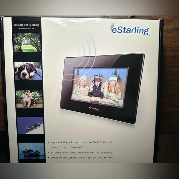 eStarling digital picture frame NWT - Picture 1 of 4